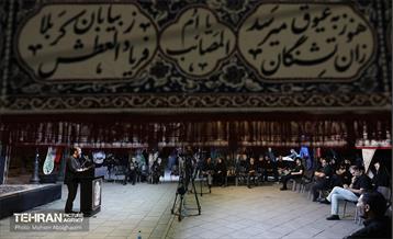 عزاداری شب هفتم محرم در خیمه هنر 8