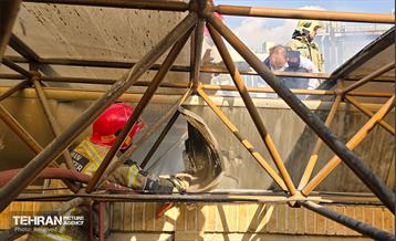 حریق در بازار تجریش 9