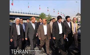 بازدید دکتر قالیباف از بوستان تبسم در منطقه 11‎ 9