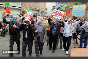 نماز جمعه و راهپیمایی روز قدس در منطقه کن