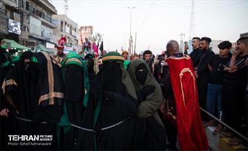 کاروان نمادین اسرای کربلا در مسیر طویریج  18