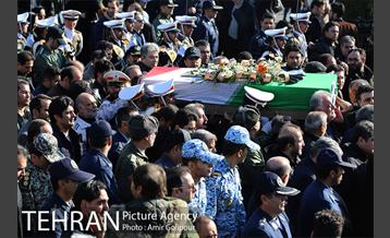 مراسم تشییع شهدای حادثه سقوط هواپیما  29