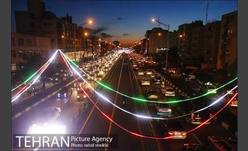 آذین بندی خیابان آزادی به مناسبت نیمه شعبان  3