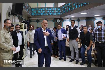دیدار صمیمانه شهردار تهران با کارکنان شهرداری منطقه هشت