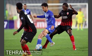 دیدار تیم های فوتبال استقلال ایران و الاهلی امارات