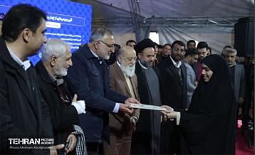 آئین بهره‌برداری از چهار پروژه عمرانی در غرب پایتخت 10