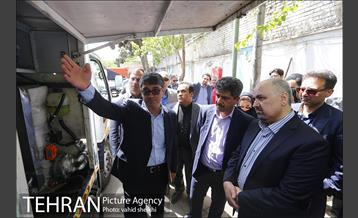 بازدید مدیر کل دفتر شهردار تهران از منطقه 21 22