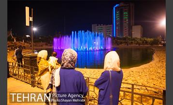 افتتاح آبنمای موزیکال بوستان نوروز 9