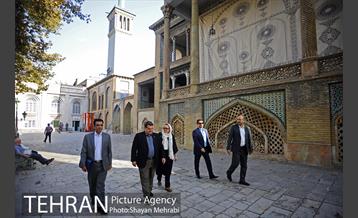 بازدید شهردار مونترال از کاخ گلستان 16