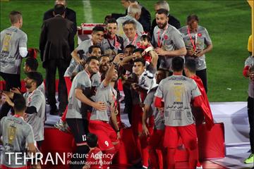 جشن قهرمانی تیم فوتبال پرسپولیس