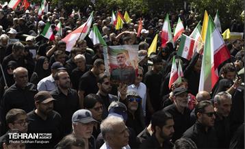 تشییع شهدای اقتدار ملی در تهران 12