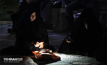 مراسم احیای شب بیست و سوم در مقبره شهدای بوستان سیمرغ 8