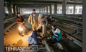 "پایانه اکباتان" اولین و تنها پارکینگ زیرزمینی قطارهای شهری 40