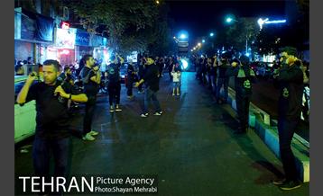 عزاداری شب پنجم ماه محرم در محله گرگان 32