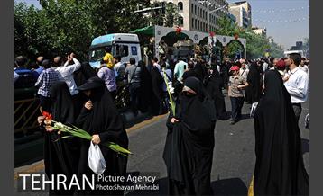 مراسم تشییع پیکرهای مطهر ۱۵۰ شهید تازه‌ تفحص‌ شده دفاع مقدس 17