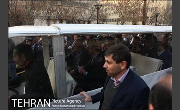 آیین رونمایی و بهره برداری از ناوگان حمل و نقل پاک با حضور دکتر قالیباف 40