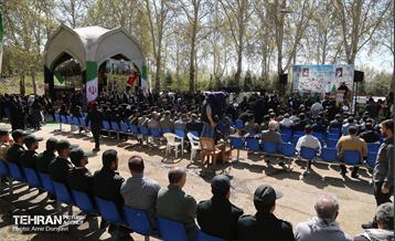 تشییع پیکر پاک و مطهر شهید گمنام در فدراسیون تیراندازی 10