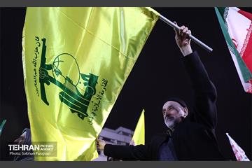 اجتماع مردم تهران در قدردانی از همراهی حزب الله لبنان 6