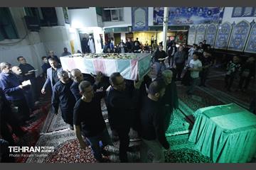 مراسم احیا شب ۲۳ ماه رمضان و تشییع شهید گمنام در حسینیه یرکی های مقیم تهران 32
