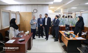 بازدید مدیرکل حوزه شهردار تهران از مرکز مطالعات و برنامه‌ریزی شهرداری تهران 8
