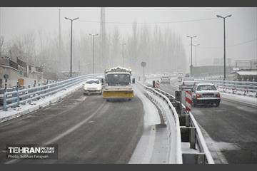 عملیات برف‌روبی در پایتخت 41