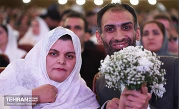 جشن ازدواج ۱۱۰ زوج دارای معلولیت 57