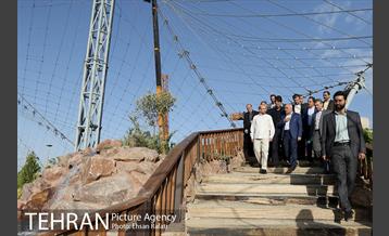 بازدید شهردار تهران از آخرین مراحل ساخت فاز2 باغ پرندگان 4
