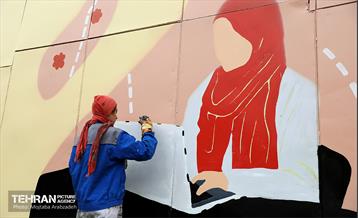 دیوارنگاره بوستان بهشت مادران 7