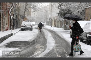 روز برفی در منطقه 8