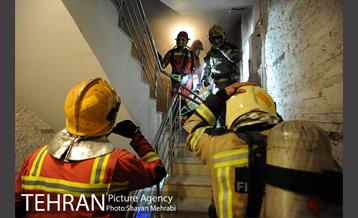 آتش سوزی در ساختمان سینوهه 5