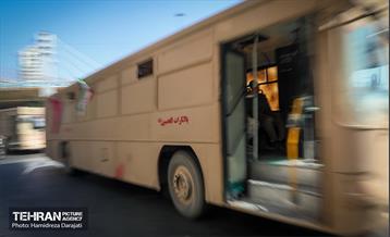 کـاروان نمادین اتوبوس های شرکت واحد به مناسبت آغاز هفته دفاع مقدس  30