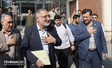 دیدار شهردار تهران با دانشجویان دانشگاه تربیت دبیر شهید رجایی 1