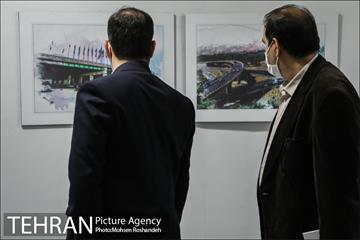 بازدید مدیران شهری و اعضای شورای شهر تهران از نمایشگاه تهران از منظر هنرمندان-2 2
