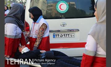 مانور پناهگیری محل امن در زلزله 22