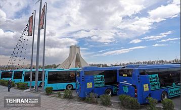 رونمایی از ۵۰ اتوبوس برقی و ۳۵ اتوبوس دوکابین 51