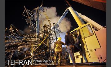امداد رسانی شبانه در حادثه پلاسکو 10