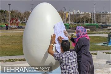جشن نهال هاى کوچک شهر و تخم مرغ هاى رنگى در منطقه ٩
