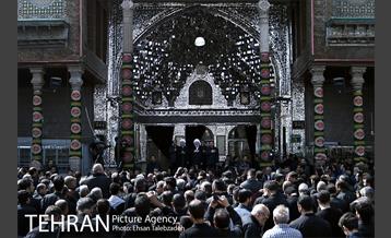 عزاداری عاشورای حسینی در حرم حضرت عبدالعظیم(ع) با حضور دکتر روحانی و دکتر نجفی 2