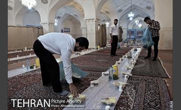 سفره افطاری آستان حضرت عبدالعظیم حسنی(ع) 1