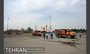 ارسال کمک های مردمی جمع آوری شده توسط مناطق ۲۲ گانه شهرداری تهران به مناطق سیل زده خوزستان 16