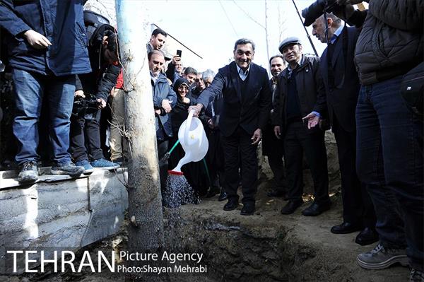 آیین کاشت 40 اصله درخت، به مناسبت چهلمین سالگرد انقلاب اسلامی باحضور شهردار تهران 21