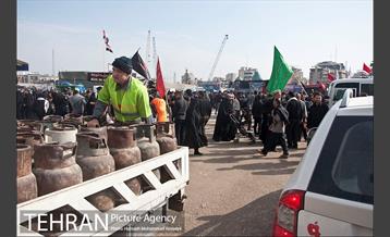 خدمات رسانی نیرو های خادم الحسین (ع) در کربلا 1