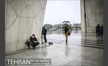 بارش باران پاییزی در تهران 18