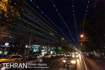 آذین بندی خیابان ولیعصر(عج) به مناسبت نیمه شعبان 10