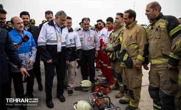 بازدید شهردار تهران از مانور تمرین اسکان اضطراری 19
