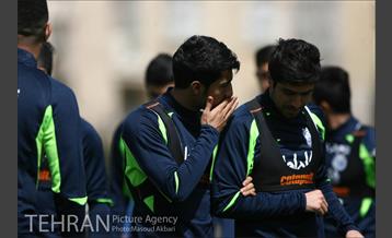 اخرین تمرین تیم فوتبال استقلال تهران در سال 95