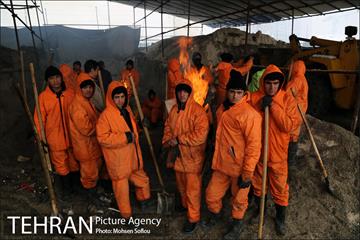 بازدید شهردار تهران از ستاد برف روبی شهرداری منطقه شش 3