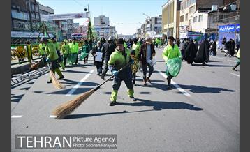 خدمات رسانی شهرداری تهران در راهپیمایی 22 بهمن 16