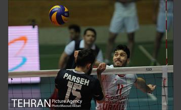 دیدارپارسه تهران و شهرداری ارومیه در لیگ برتر والیبال