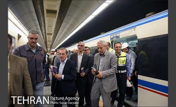 بازدید معاونت حمل و نقل و ترافیک شهرداری تهران و اعضای شورای شهر تهران از عملیات تکمیلی خط ۷ 11